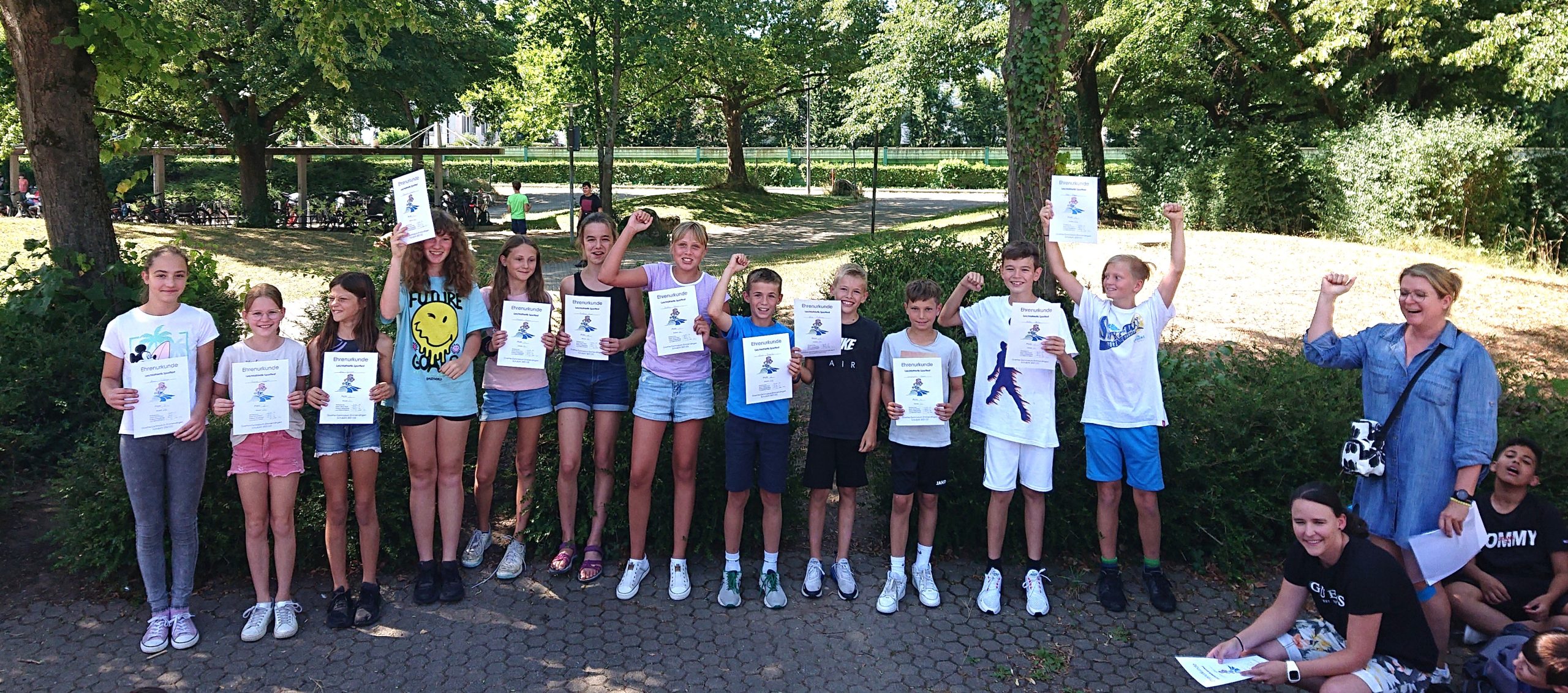 Mehr über den Artikel erfahren Höher, schneller, weiter – Leichtathletikwettkampf am GGE